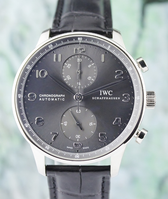 (image for) IWC 18K White Gold Portuguese Chronograph Automatic Watch / IW371431